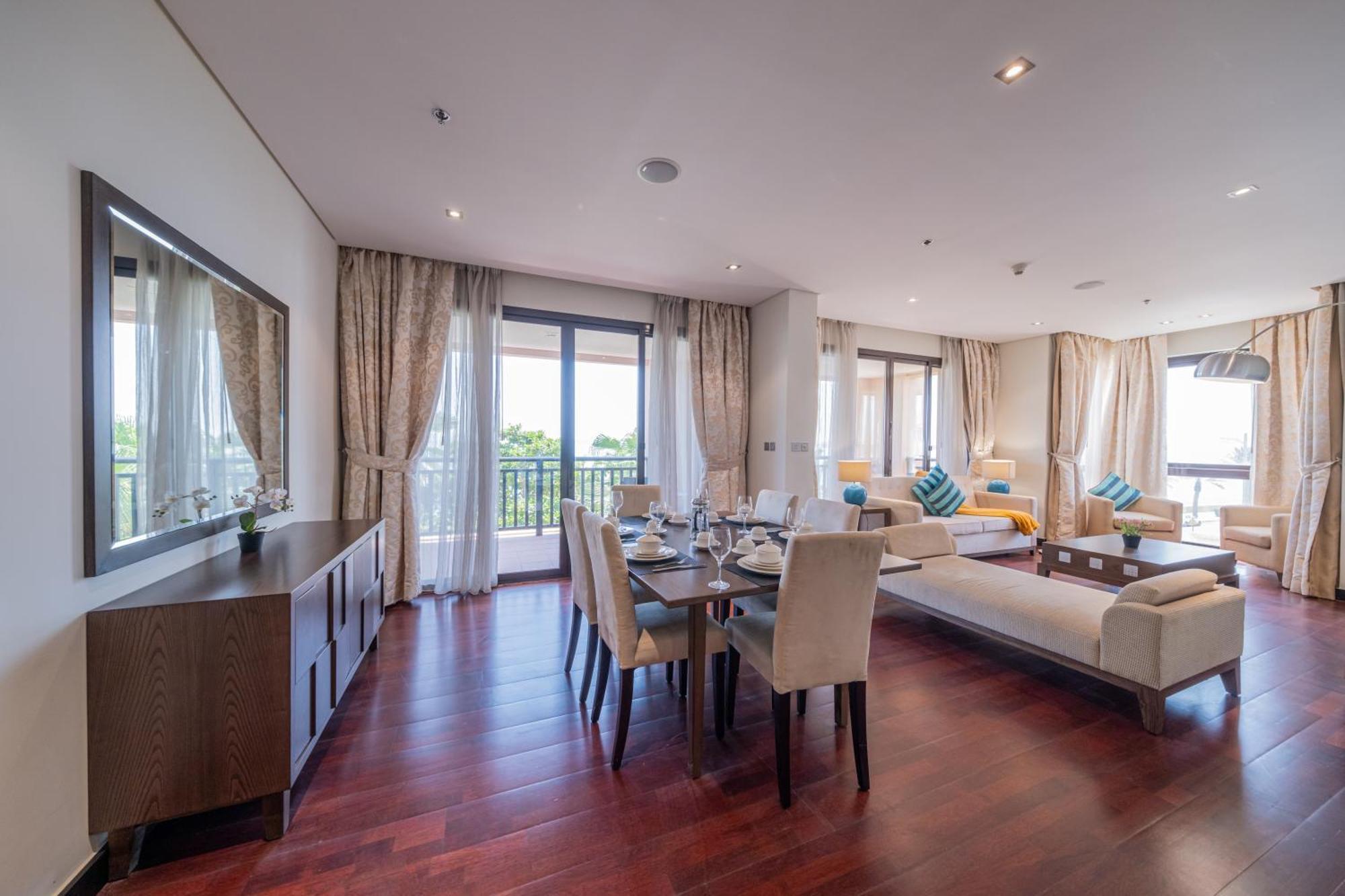 Luxe Getaways Royal Amwaj Palm Jumeirah Resort Apartment Holiday Home Дубай Экстерьер фото