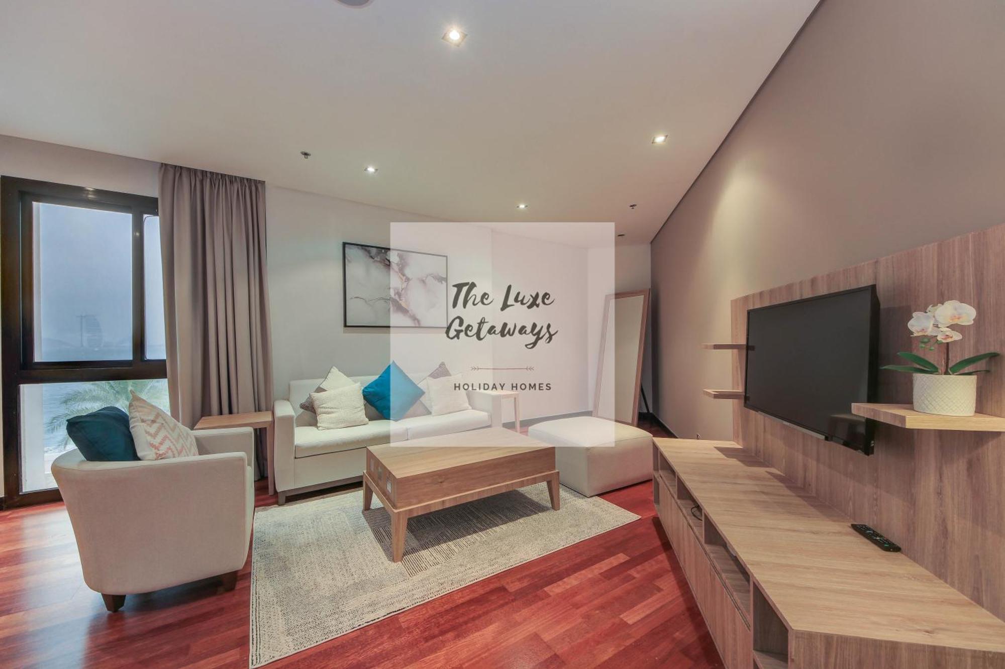 Luxe Getaways Royal Amwaj Palm Jumeirah Resort Apartment Holiday Home Дубай Экстерьер фото