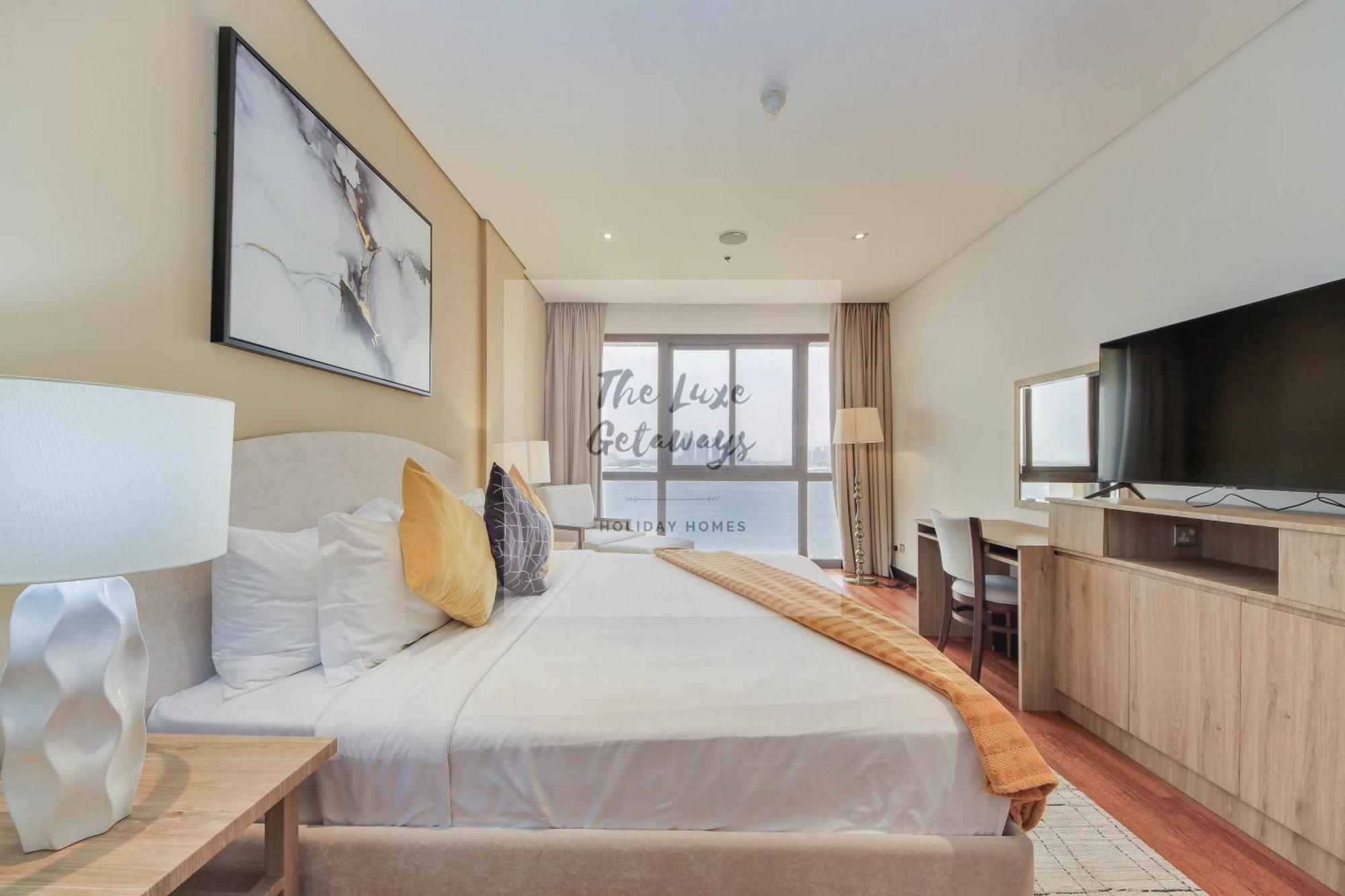 Luxe Getaways Royal Amwaj Palm Jumeirah Resort Apartment Holiday Home Дубай Экстерьер фото