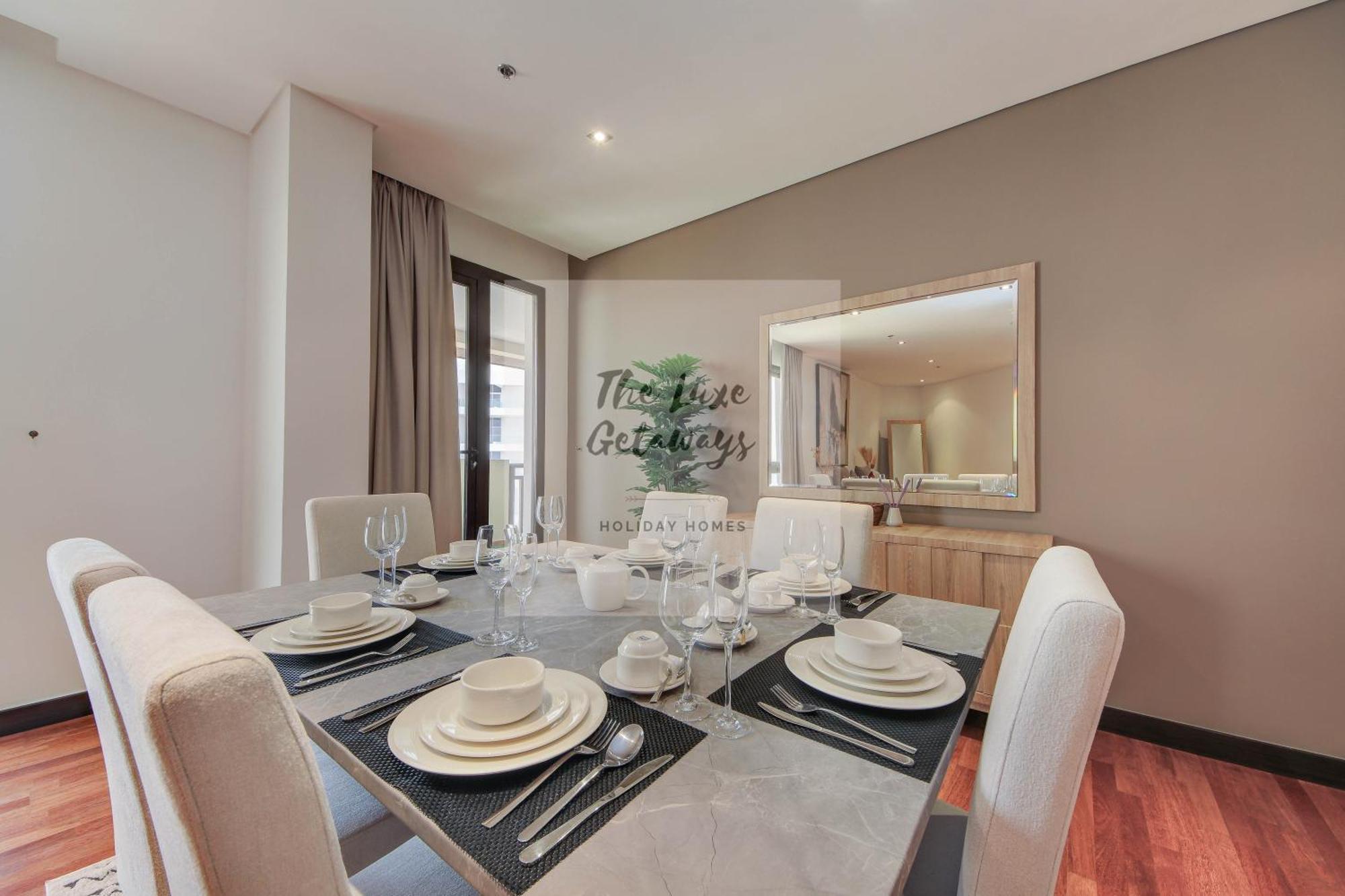 Luxe Getaways Royal Amwaj Palm Jumeirah Resort Apartment Holiday Home Дубай Экстерьер фото